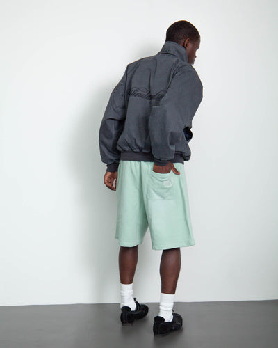 SULFUR DYEING LOGO HALF PANTS