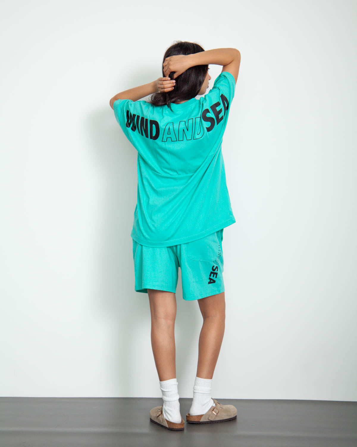 トップス WIND AND SEA SEA S/S Tee M Mint Blue S/S Tech Tee – WIND AND SEA