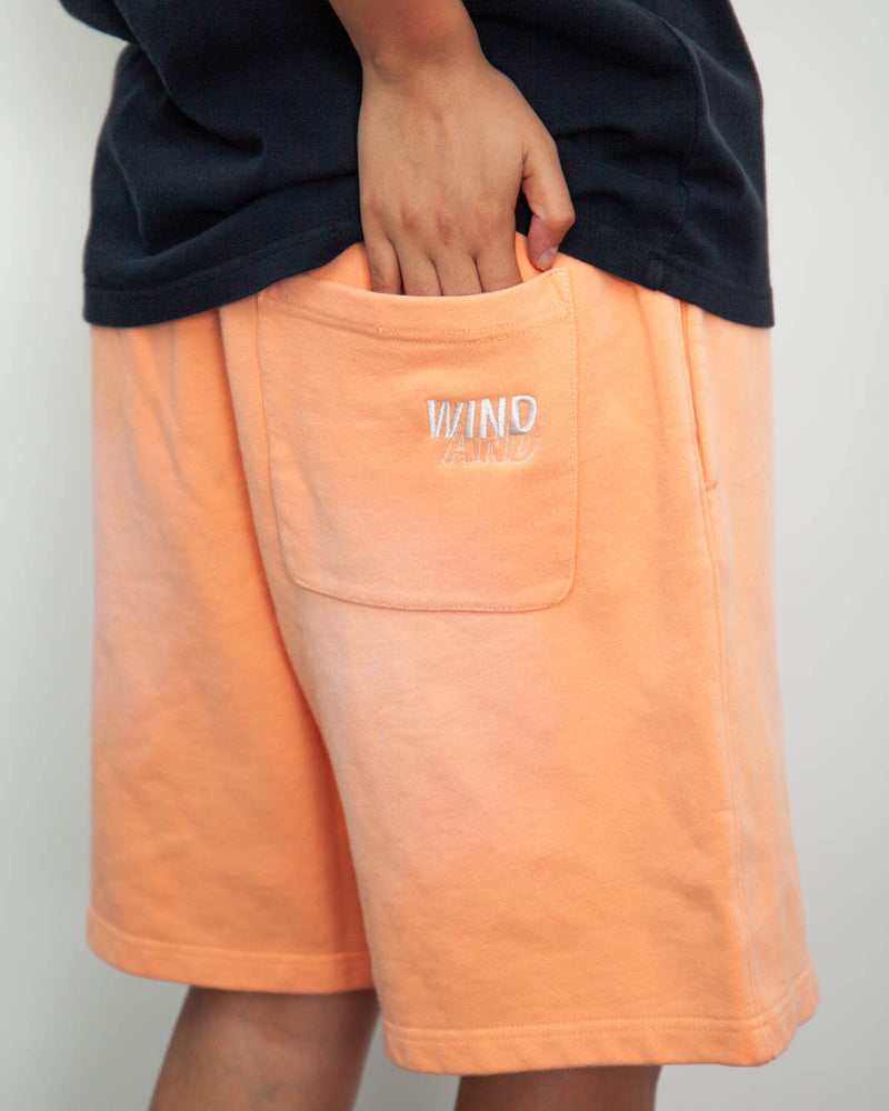 SULFUR DYEING LOGO HALF PANTS
