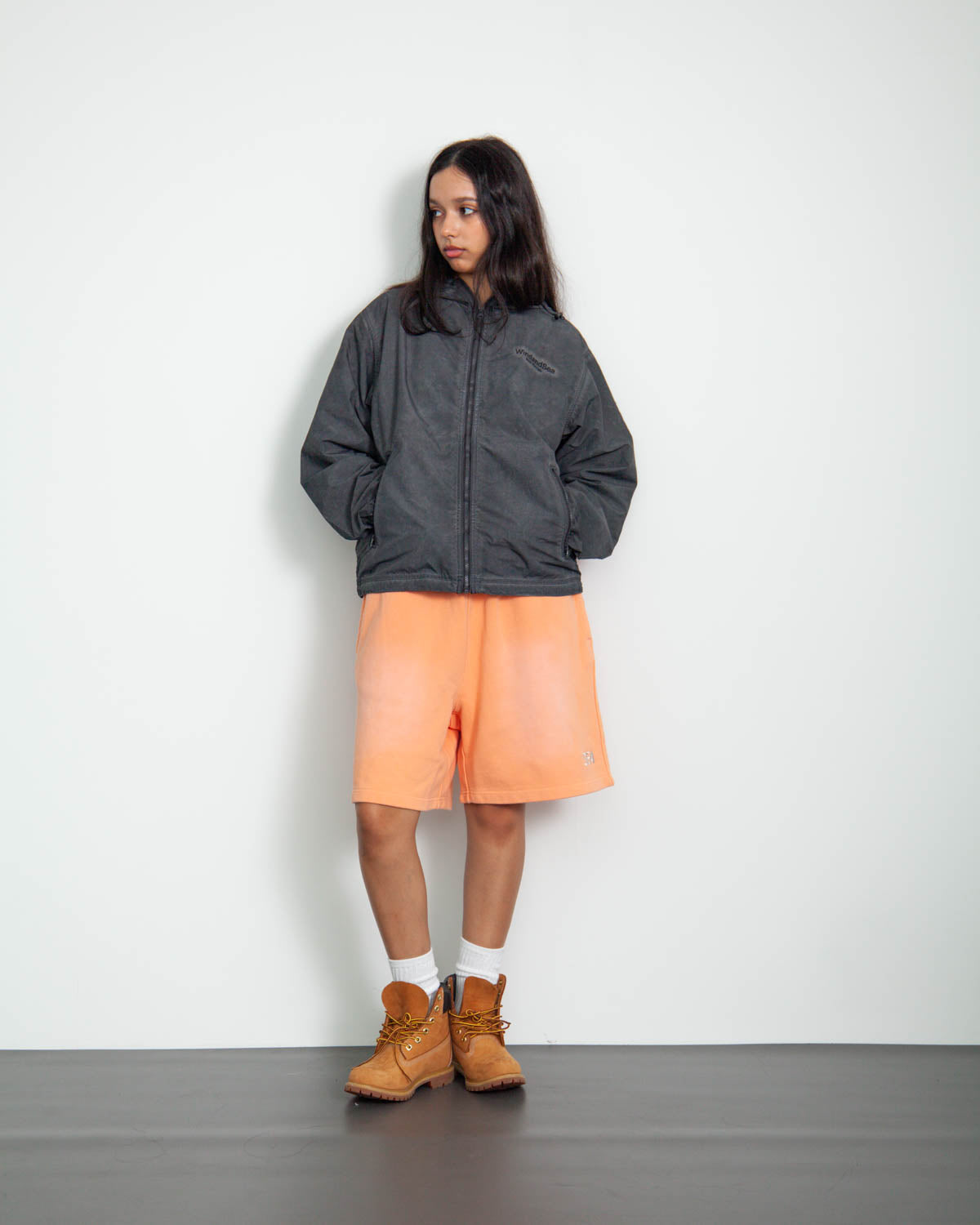 GARMENT DYED NYLON RIP JACKET