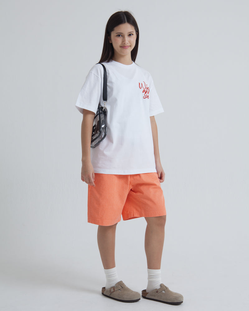 CLEAR LOGO SHOULDER BAG