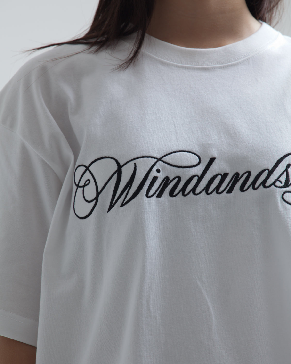 CALIGRAPHY EMBROIDERY TEE