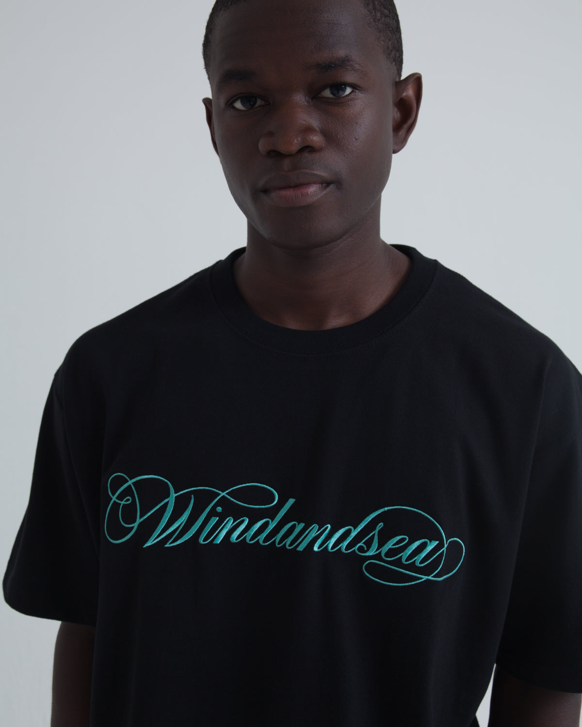 CALIGRAPHY EMBROIDERY TEE