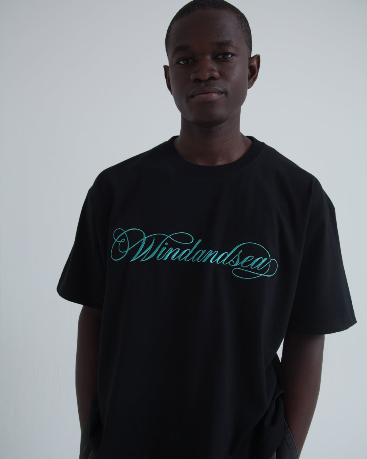 CALIGRAPHY EMBROIDERY TEE