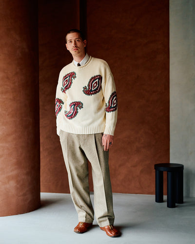 Paisely SEA Knit Sweater