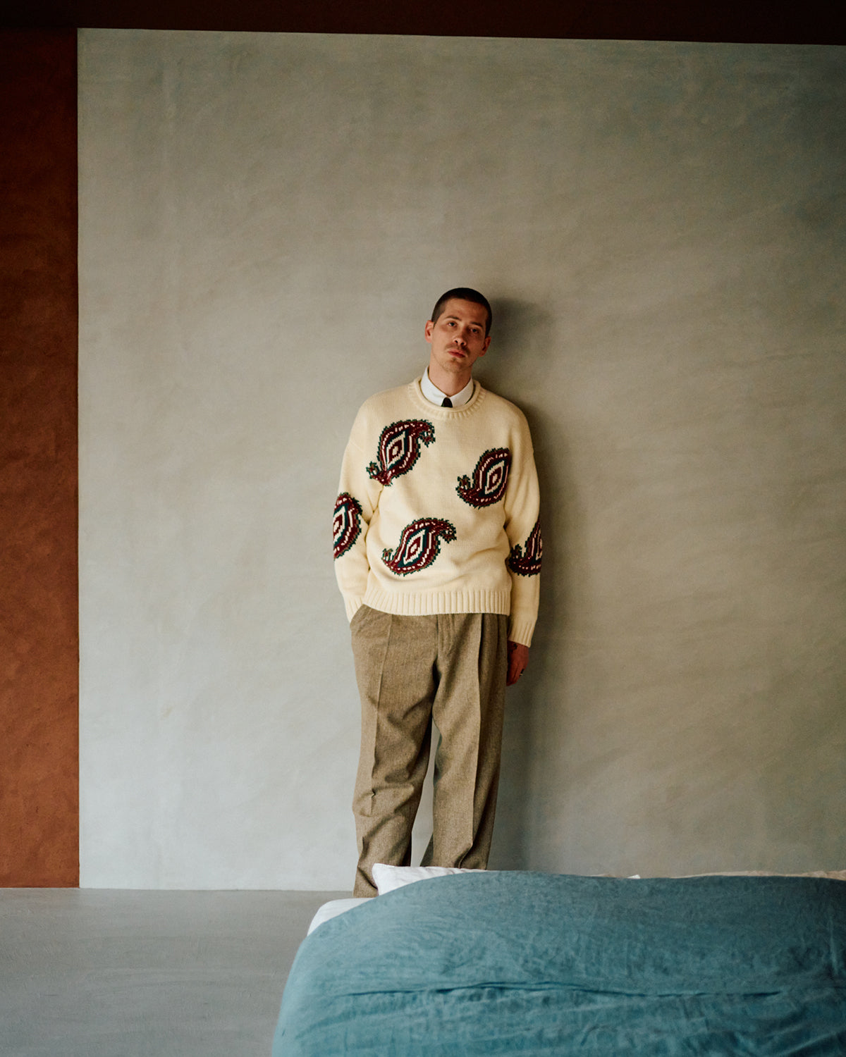 Paisely SEA Knit Sweater