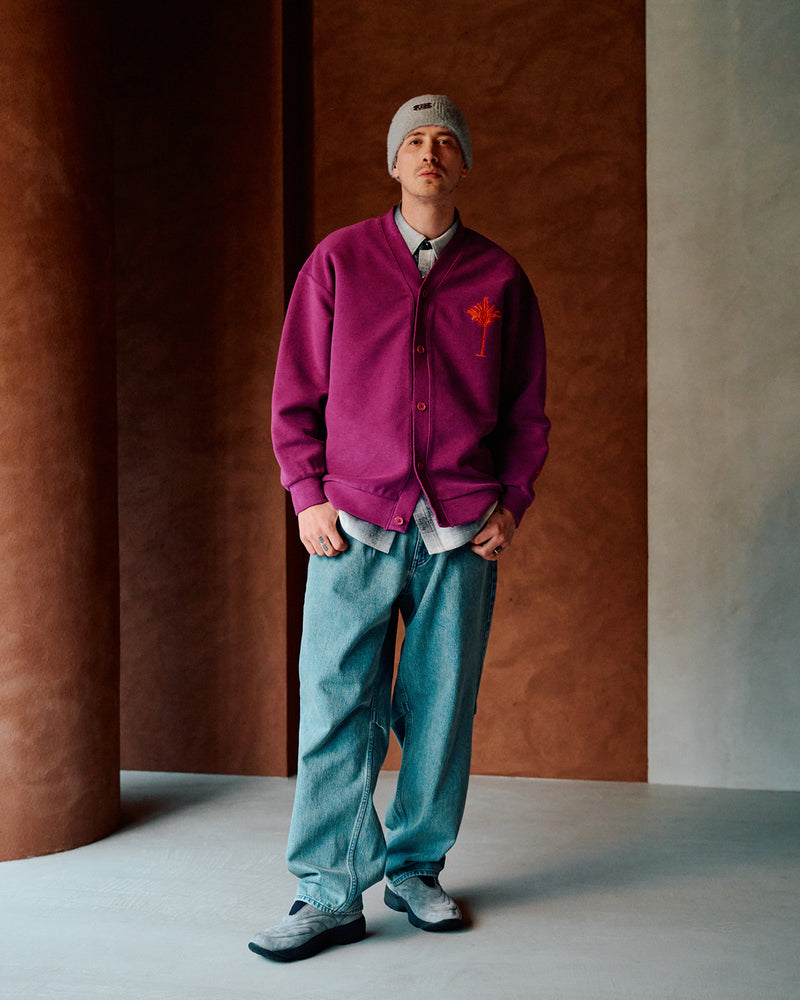 Palm Tree Sweat Cardigan