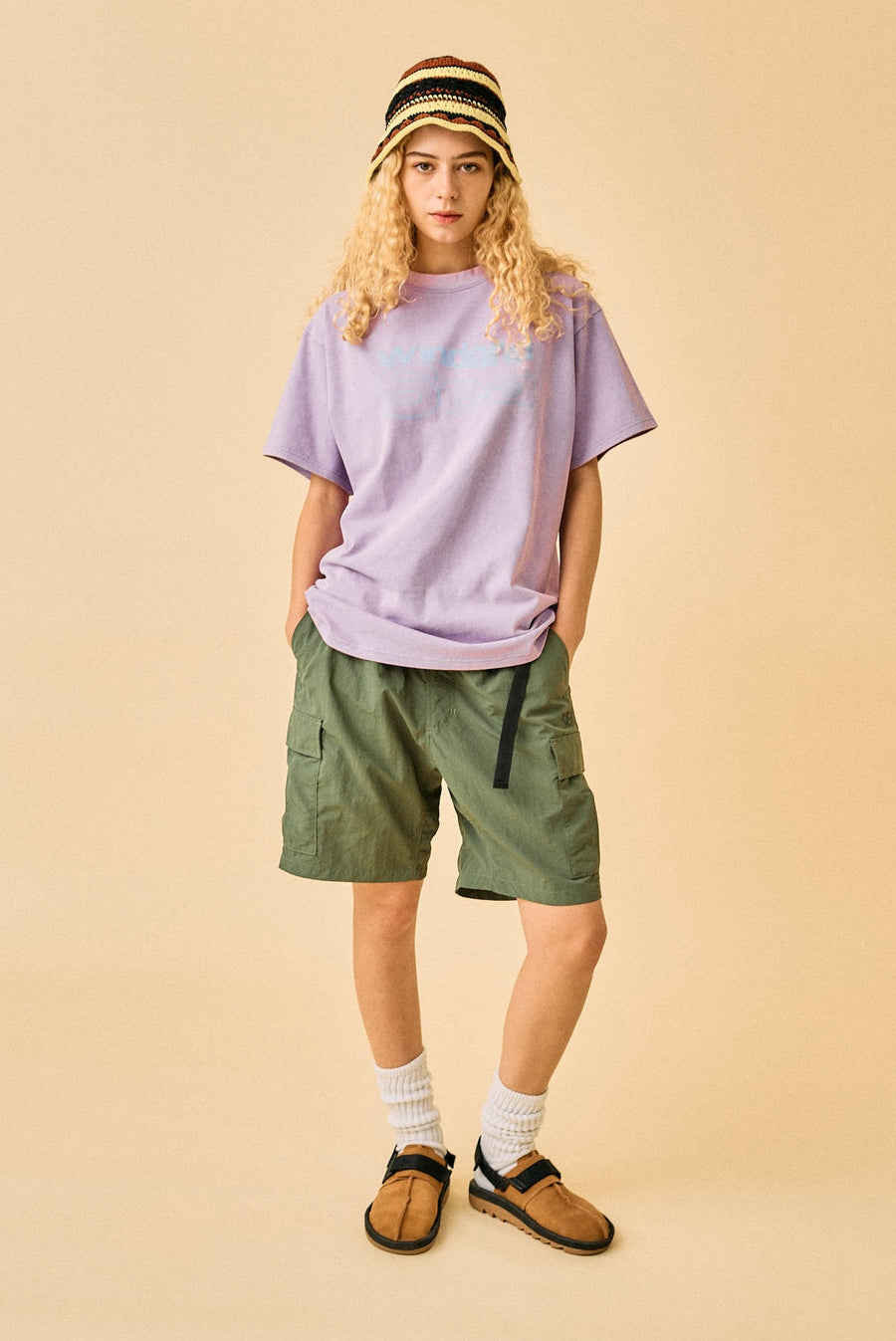 Smooth Pigment Dye (Swell) S/S Tee / CHAMOIS_PINK