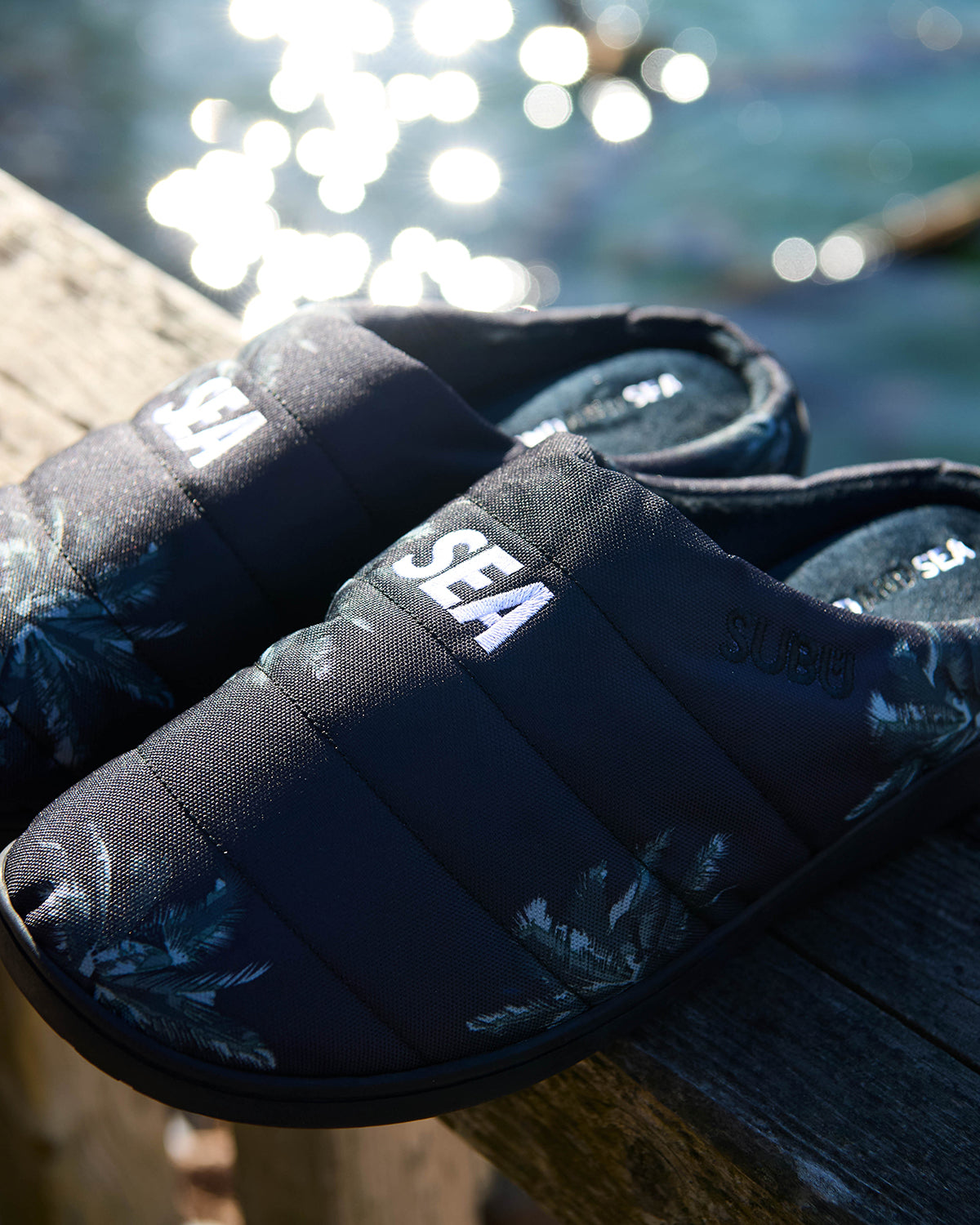 SUBU x WDS CORDURA® Black Palm Tree Sandal