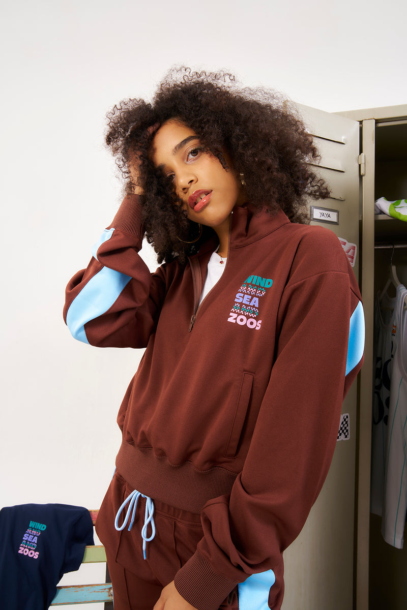 ZOOS HALF ZIP TRACK JACKET