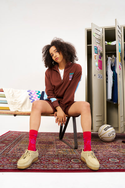 ZOOS HALF ZIP TRACK JACKET