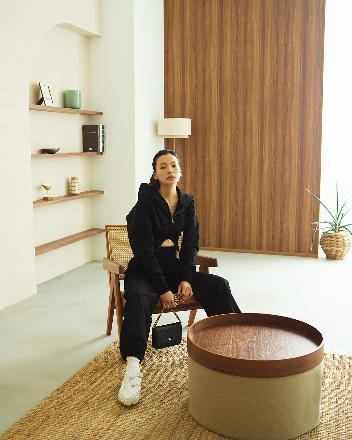 Cozy Zip Cropped Hooded Sweatshirt(Ladies)