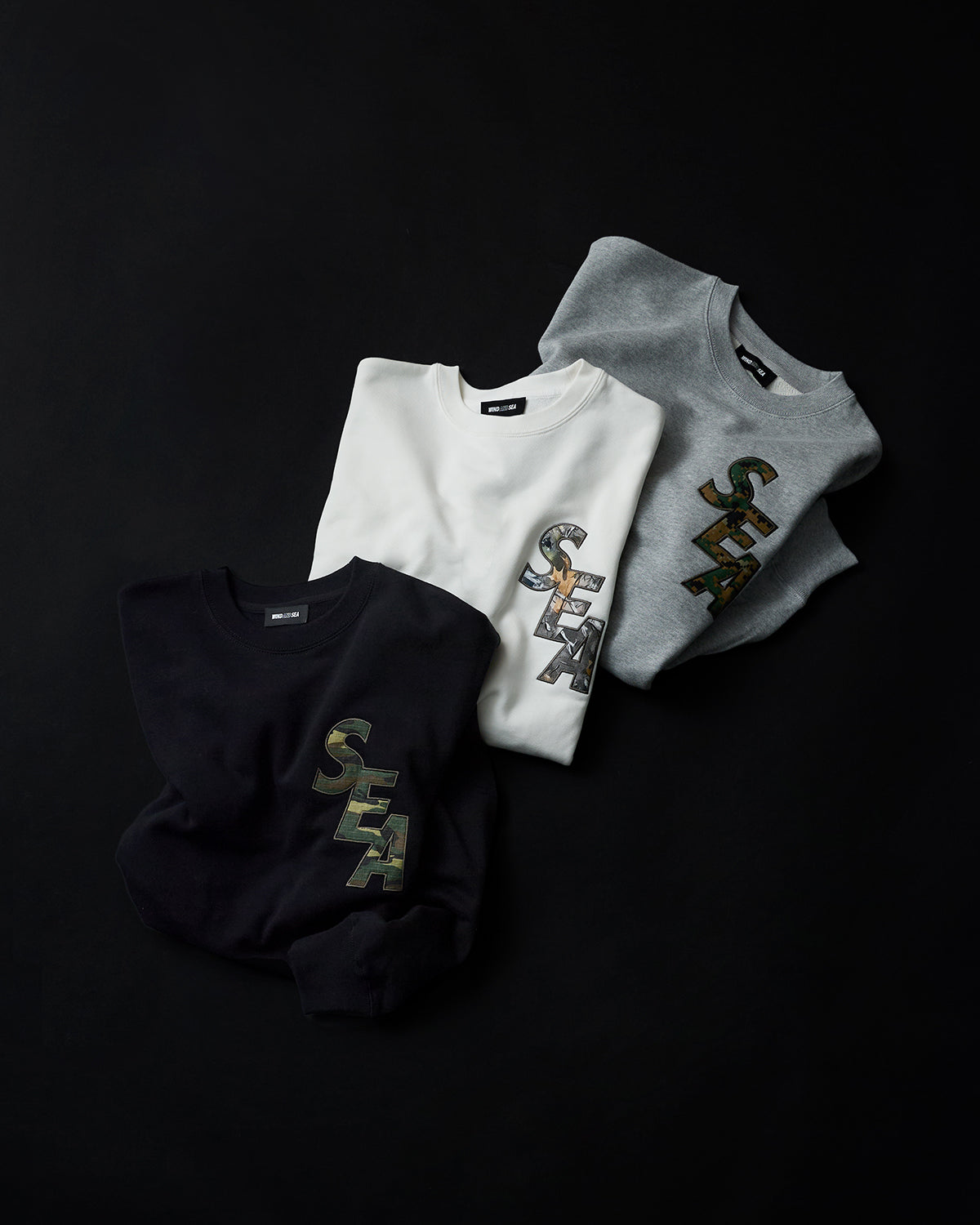 CAMO SEA CREWNECK SWEATSHIRT