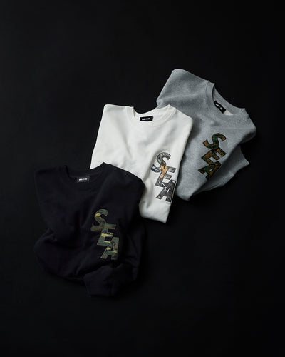CAMO SEA CREWNECK SWEATSHIRT