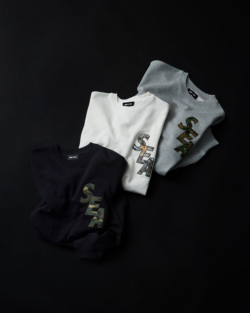 CAMO SEA CREWNECK SWEATSHIRT
