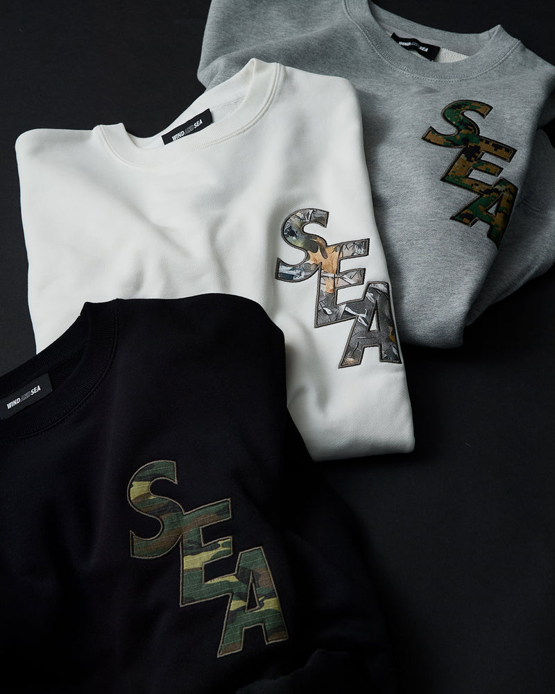 CAMO SEA CREWNECK SWEATSHIRT