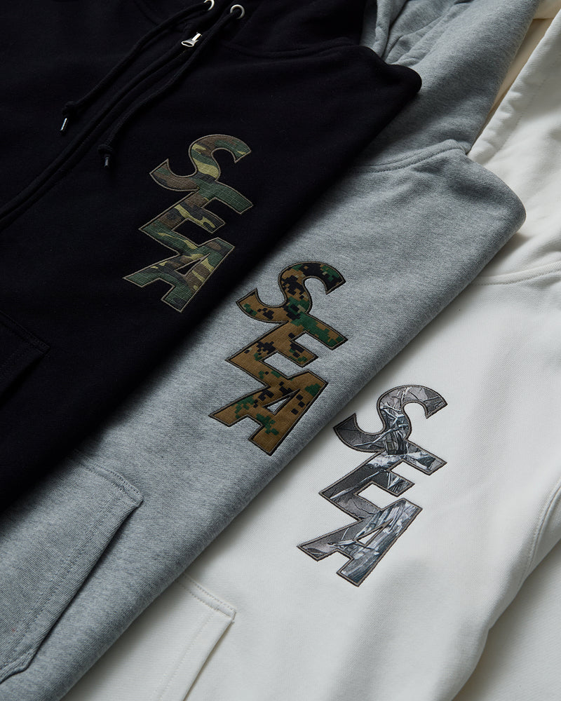 CAMO SEA ZIP UP SWEATSHIRT