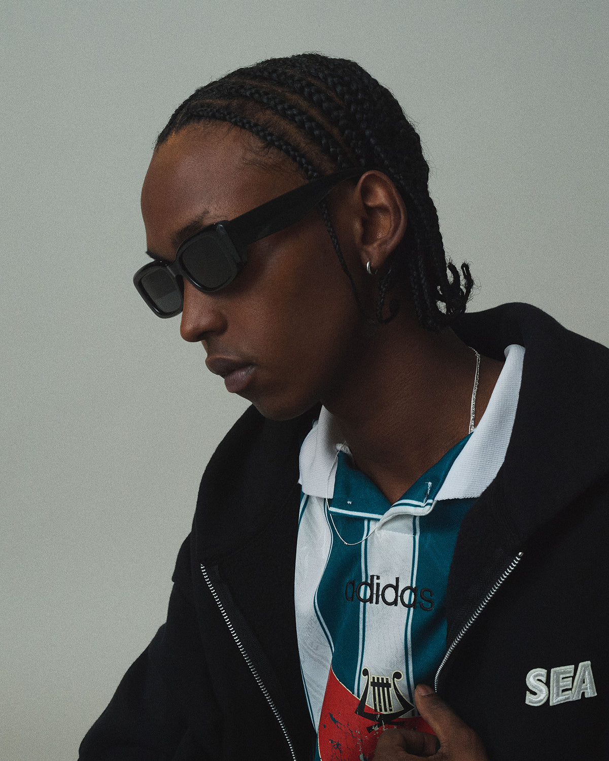 COZY TSURIAMI SWEAT ZIP-UP HOODIE