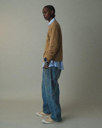 COZY SUVIN COTTON TERRY SWEAT