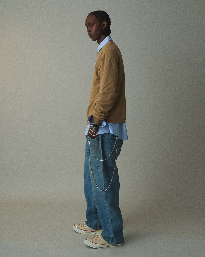 COZY SUVIN COTTON TERRY SWEAT