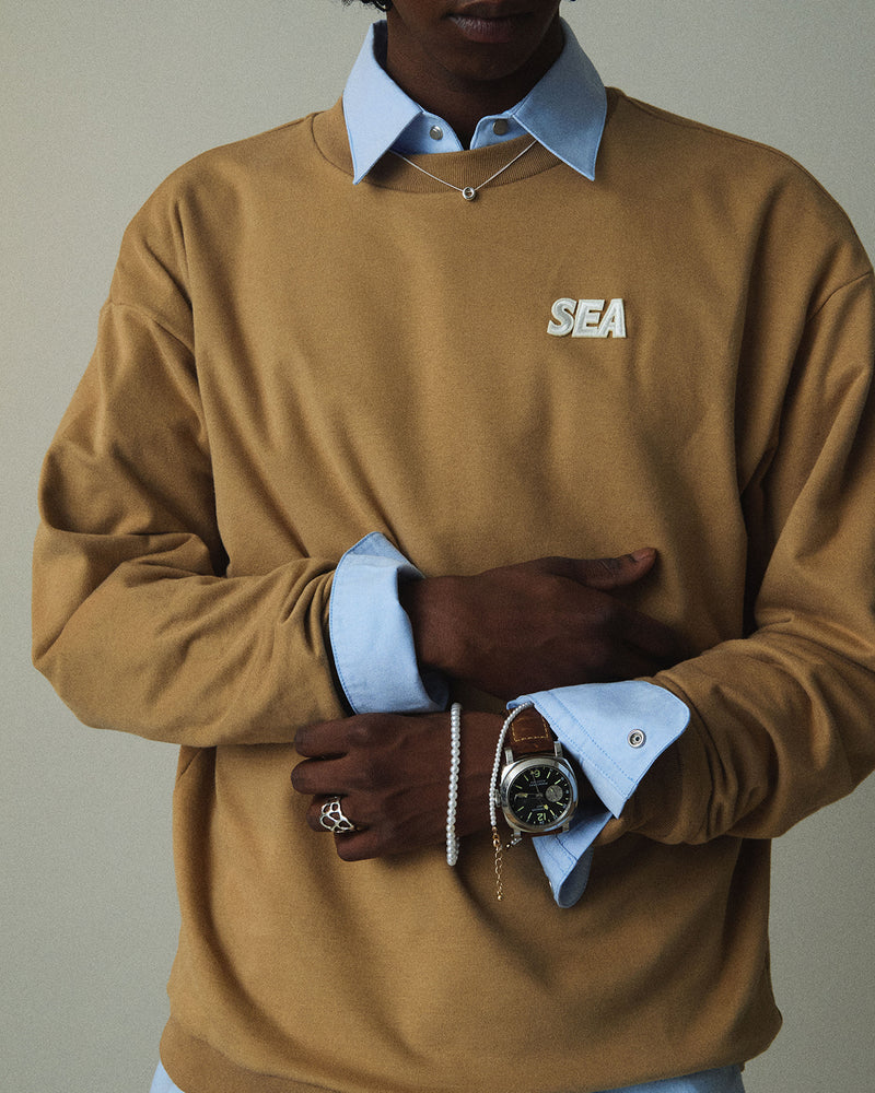 COZY SUVIN COTTON TERRY SWEAT