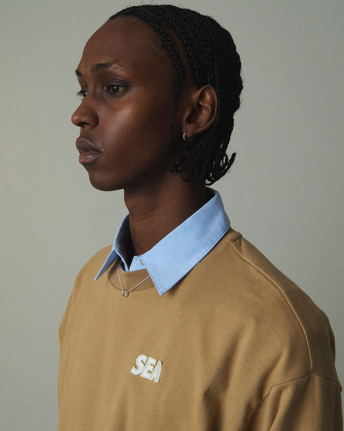 COZY SUVIN COTTON TERRY SWEAT