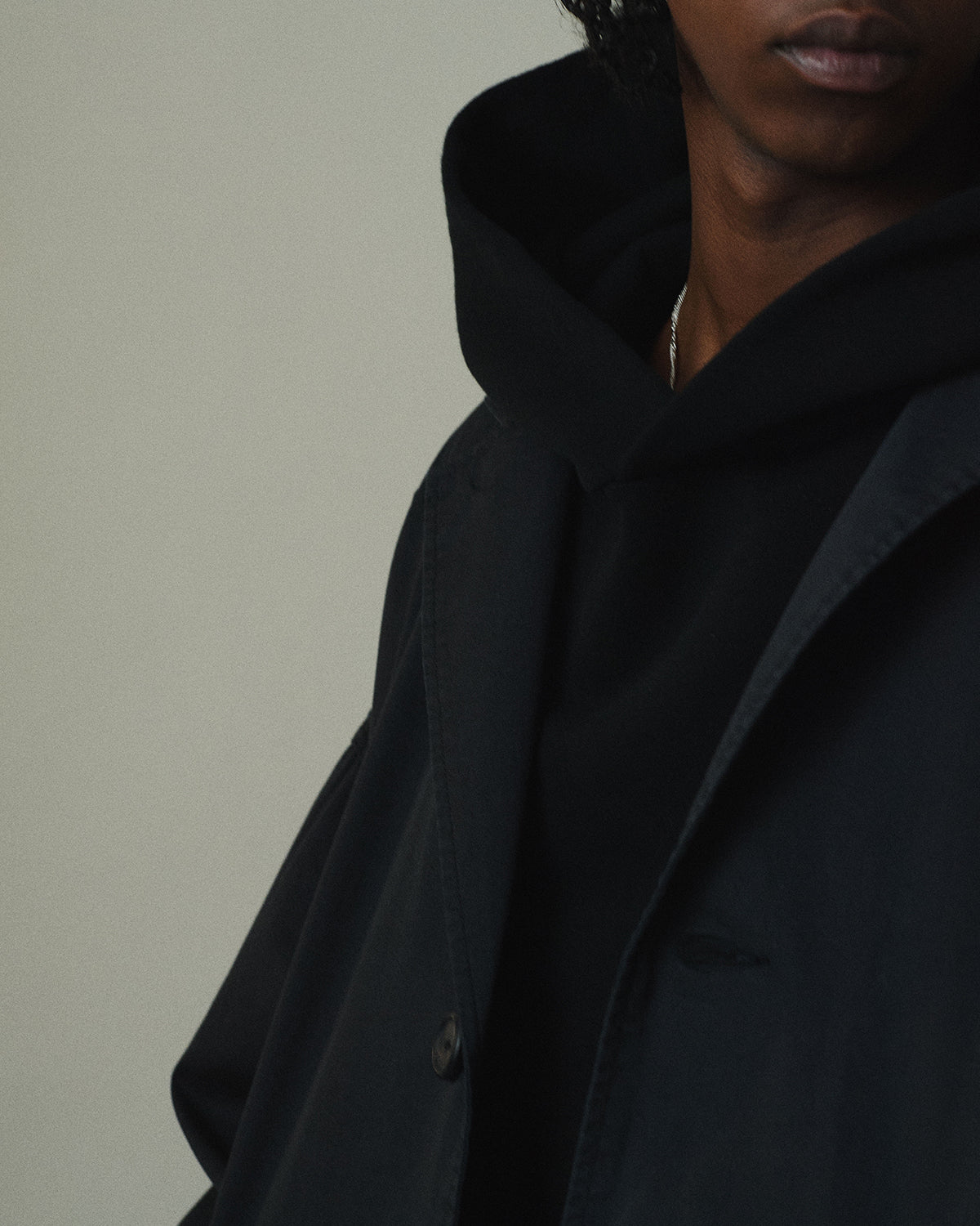 COZY SUVIN COTTON HOODED SWEATSHIRT