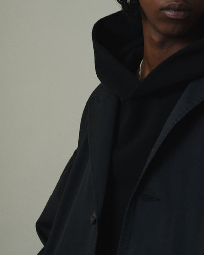 COZY SUVIN COTTON HOODED SWEATSHIRT