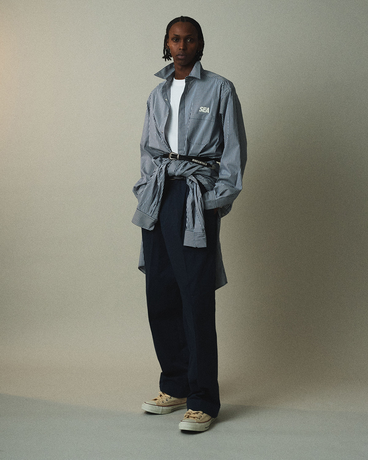 Cozy Gingham Check Shirt – WIND AND SEA