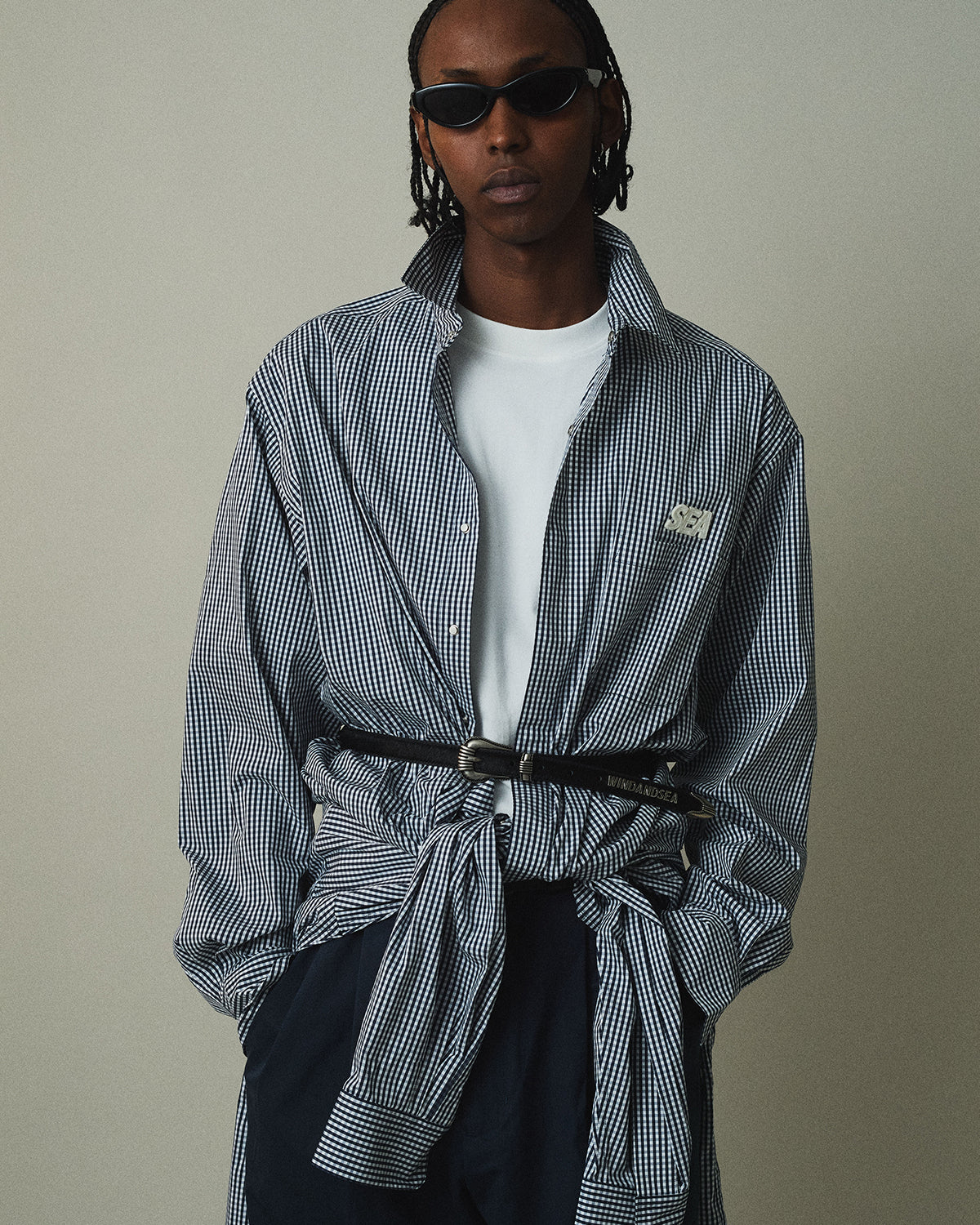 Cozy Gingham Check Shirt – WIND AND SEA