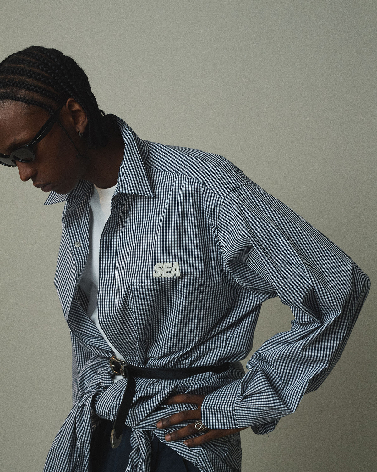 Cozy Gingham Check Shirt – WIND AND SEA