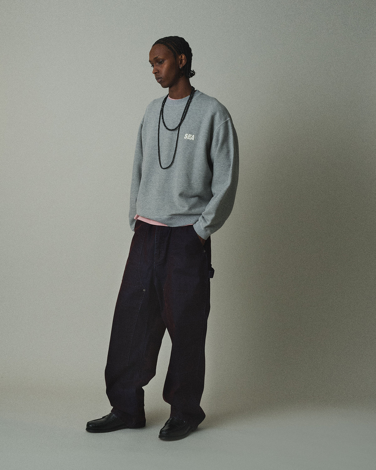 COZY SUVIN COTTON TERRY SWEAT