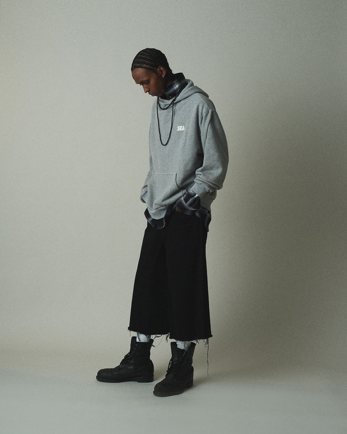 COZY SUVIN COTTON HOODED SWEATSHIRT