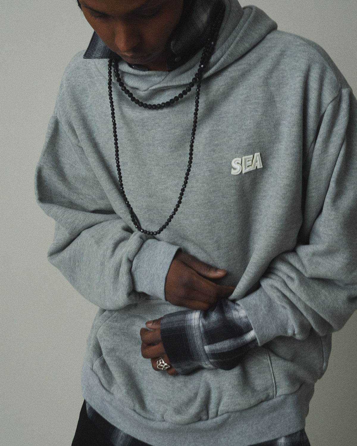 COZY SUVIN COTTON HOODED SWEATSHIRT