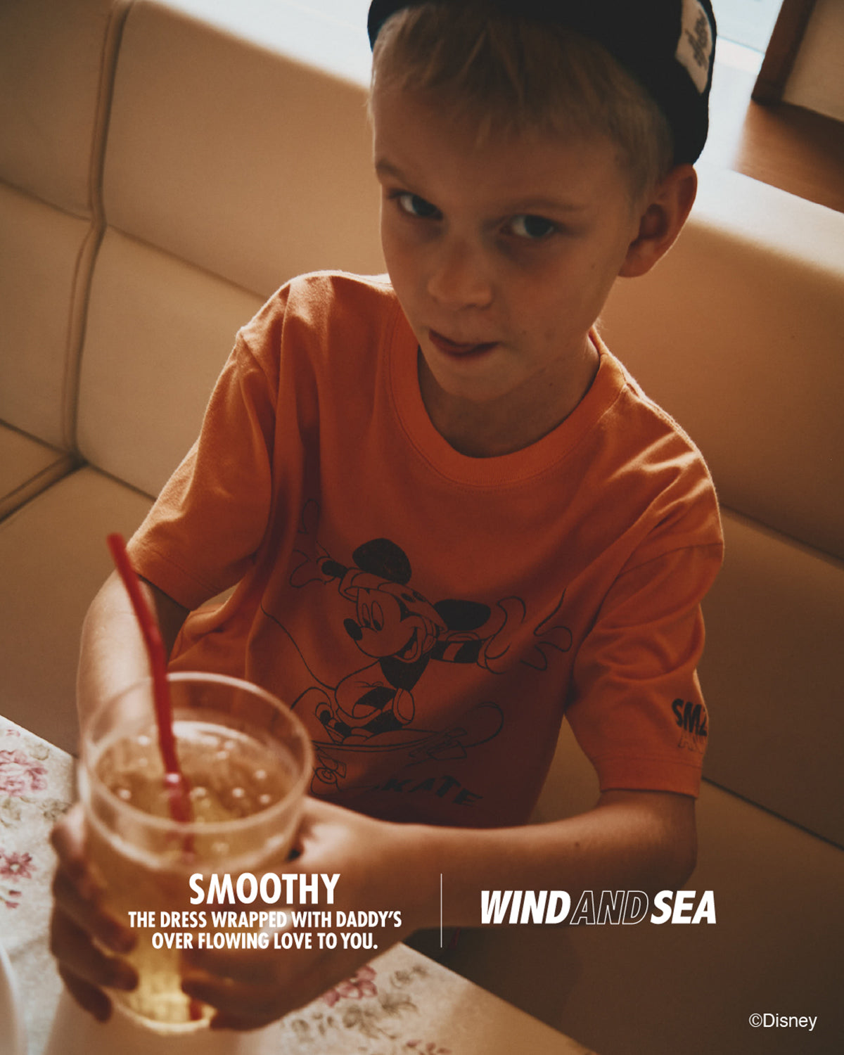 SMOOTHY x WDS SKATE Kids S/S tee – WIND AND SEA