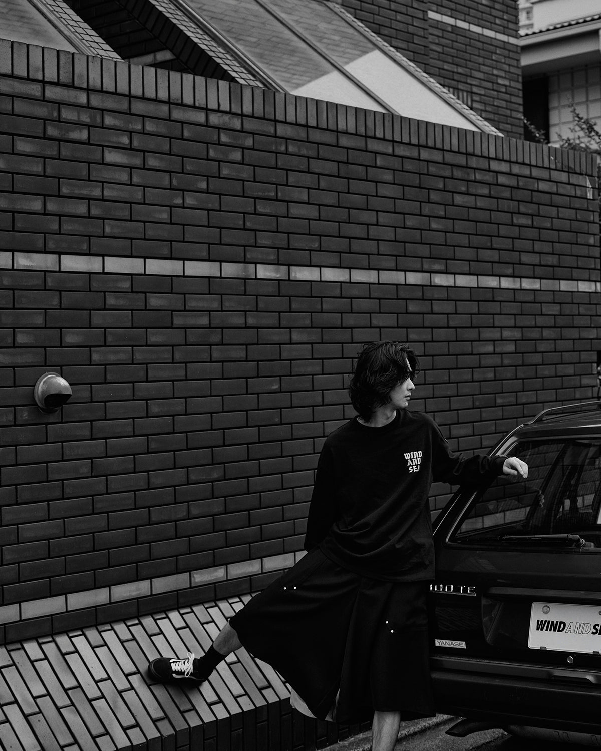 BLACK BANDANA LINE L/S  TEE