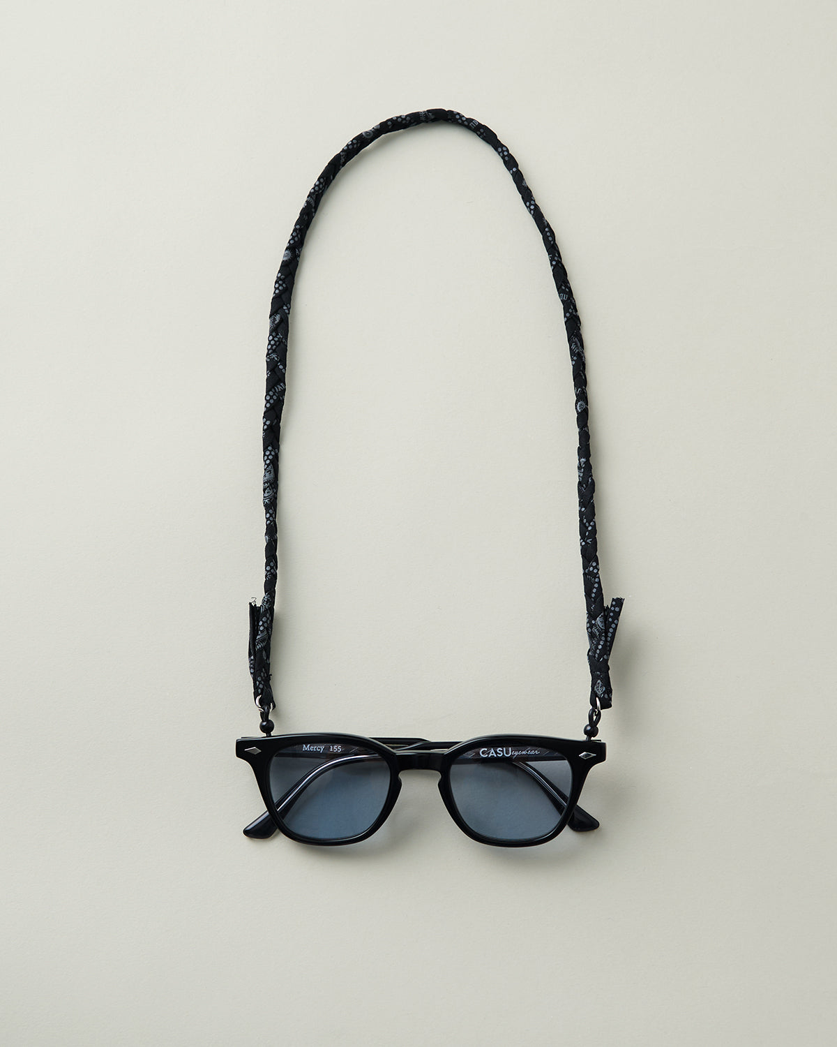 BLACK BANDANA GLASSES STRAP