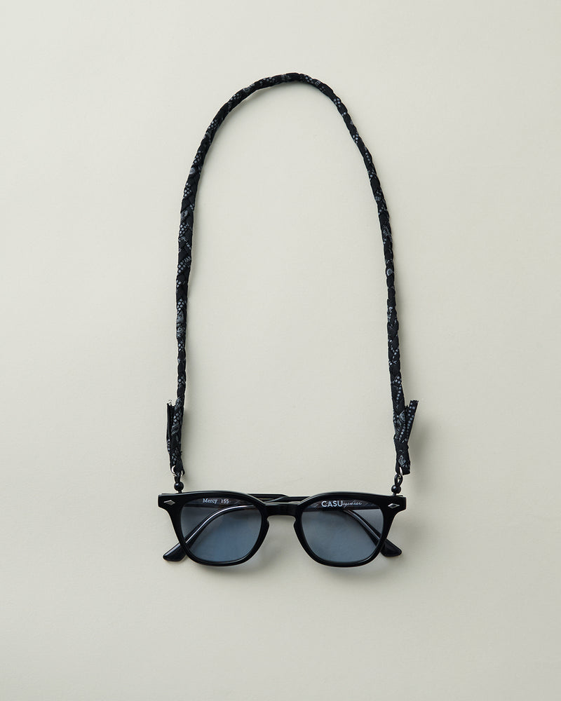 BLACK BANDANA GLASSES STRAP