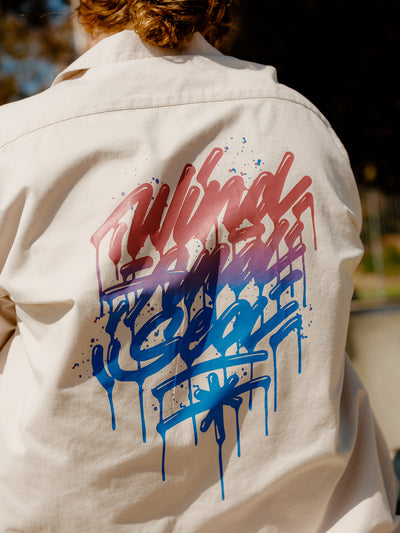 IT'S A LIVING x WDS OPEN COLLAR S/S SHIRT