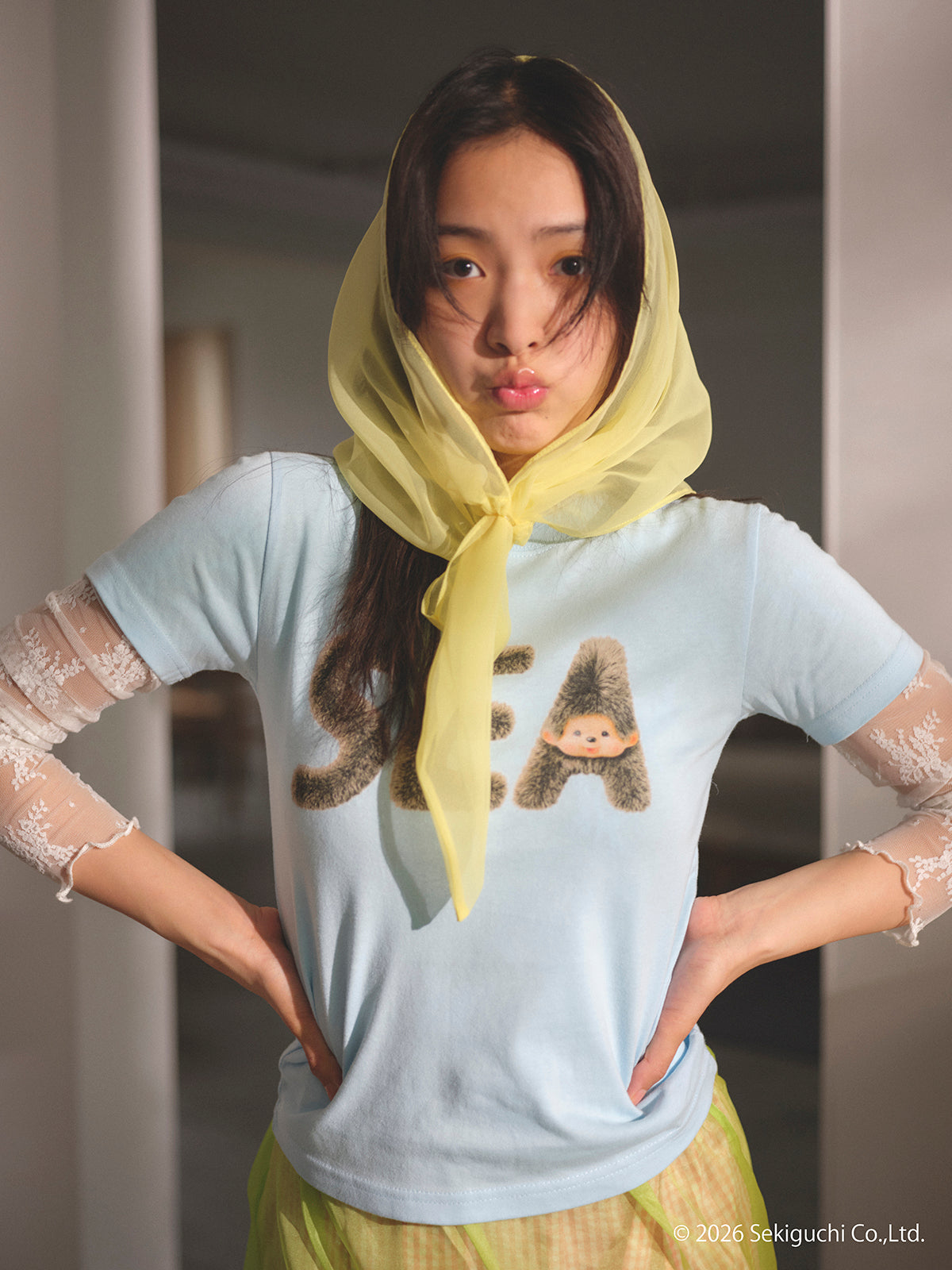 MONCHHICHI x WDS FUR OG SEA KIDS TEE