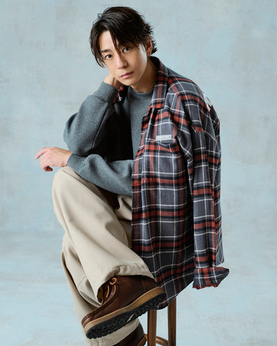 OVERSIZED BIG LOGO L/S SHIRT