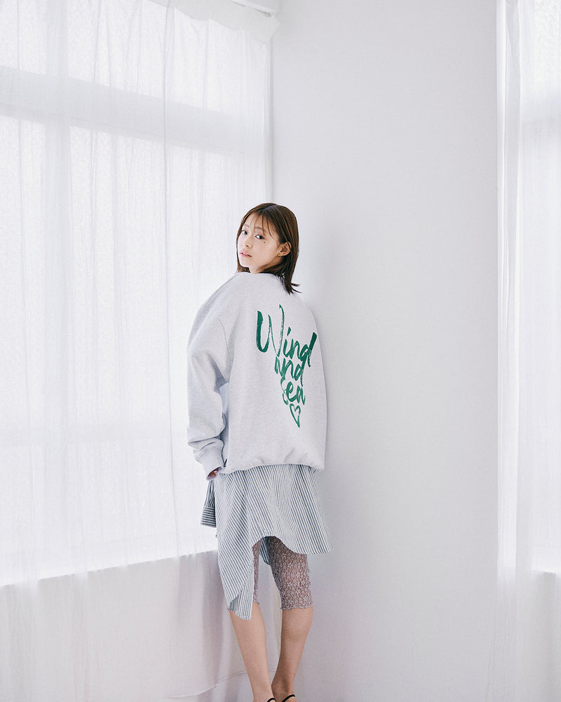 Heart logo sweatshirt