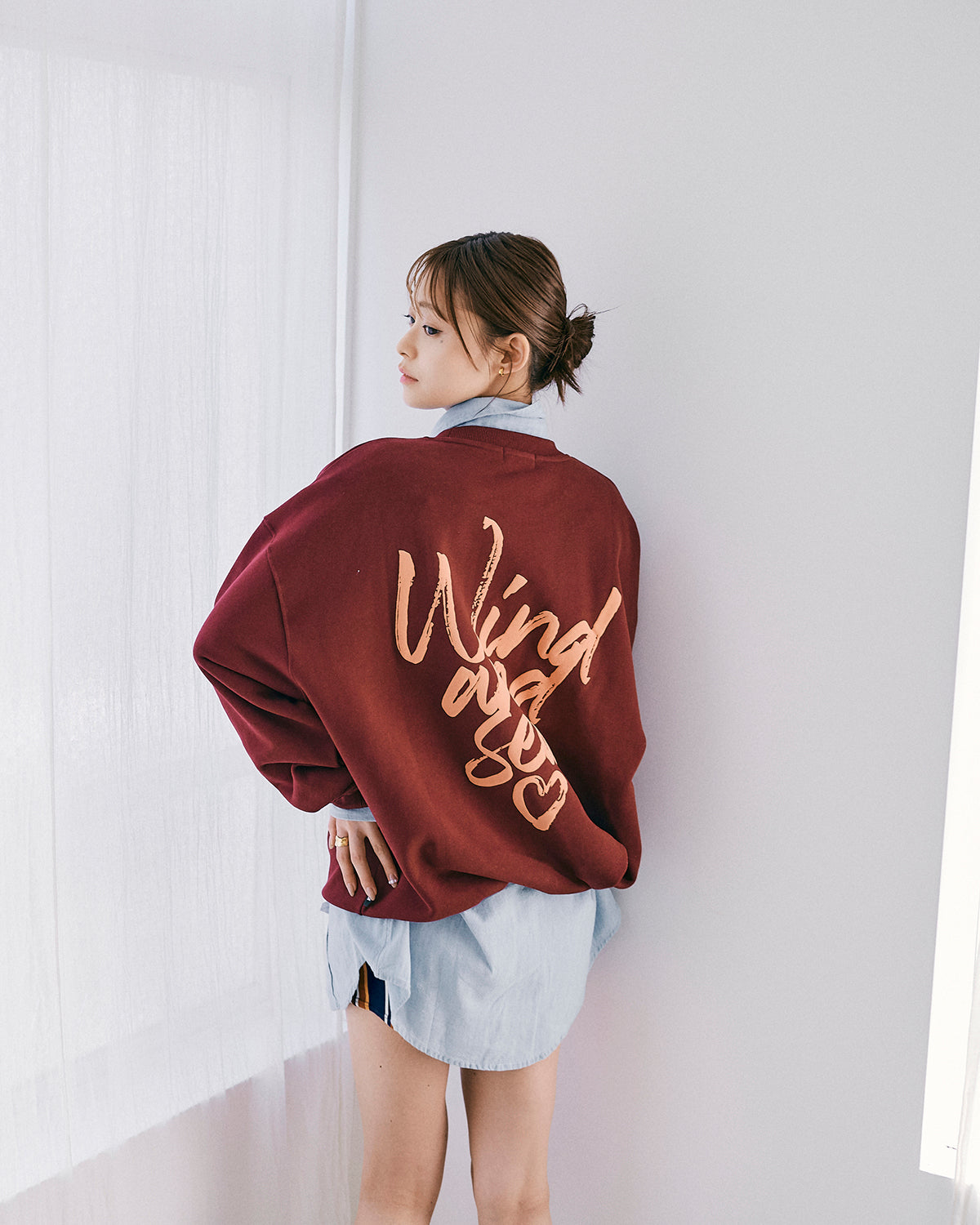 Heart logo sweatshirt