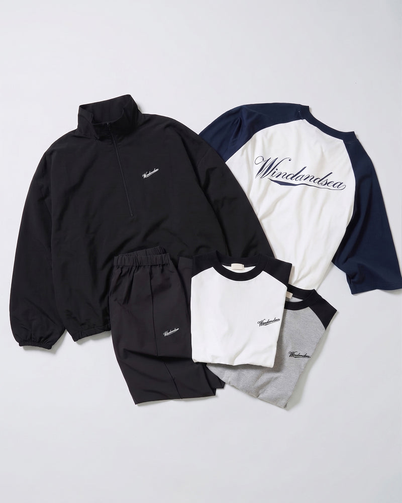 NYLON HALF ZIP UP JACKET