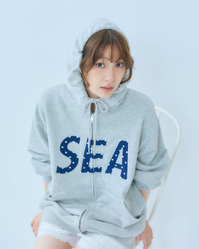 DOT SEA PATCH ZIP UP SWEAT