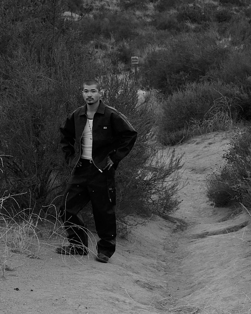SYNTETIC LEATHER ZIP JACKET