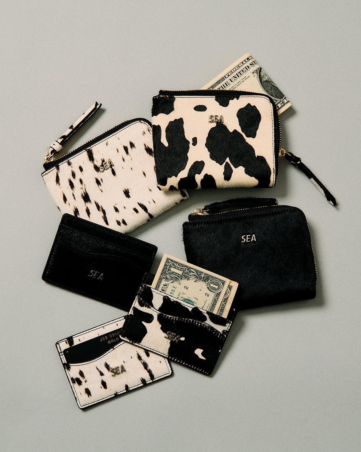 COW LEATHER CARD CASE