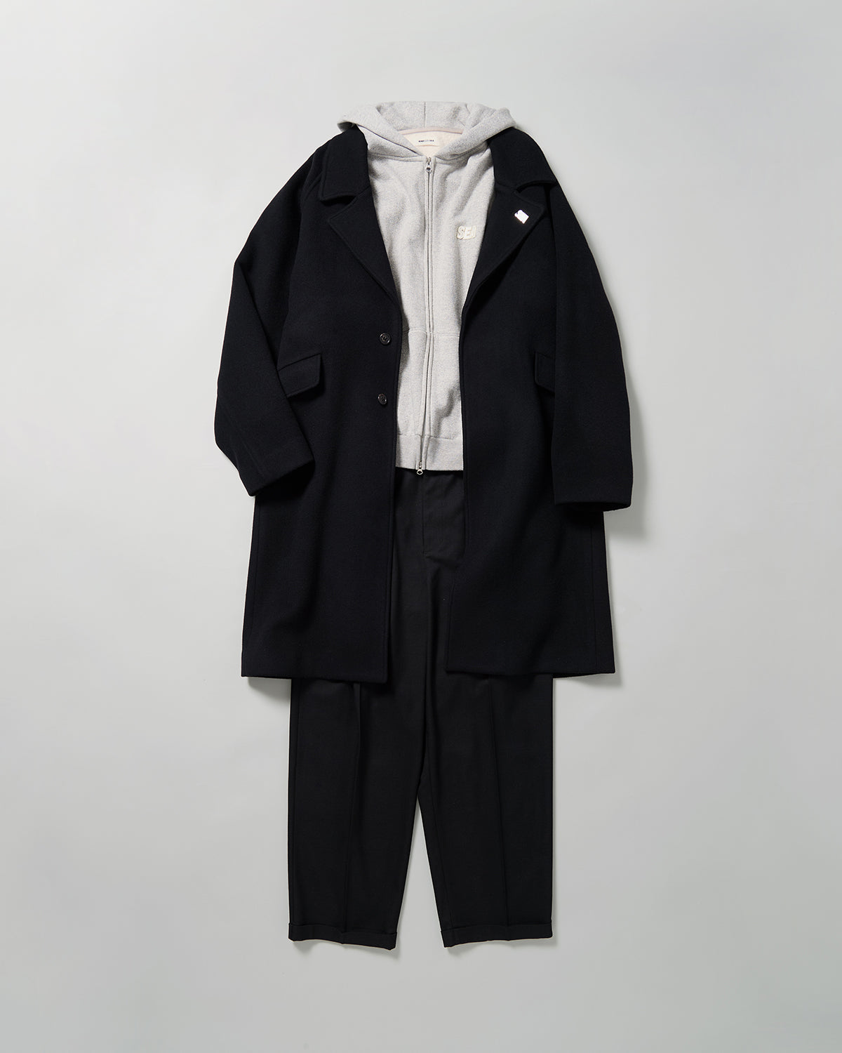 OVERSIZED WOOL MELTON COAT
