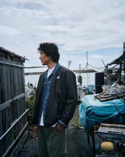 WARM UP CARDIGAN WITH FISHINGNET RECYCLE MATERIAL