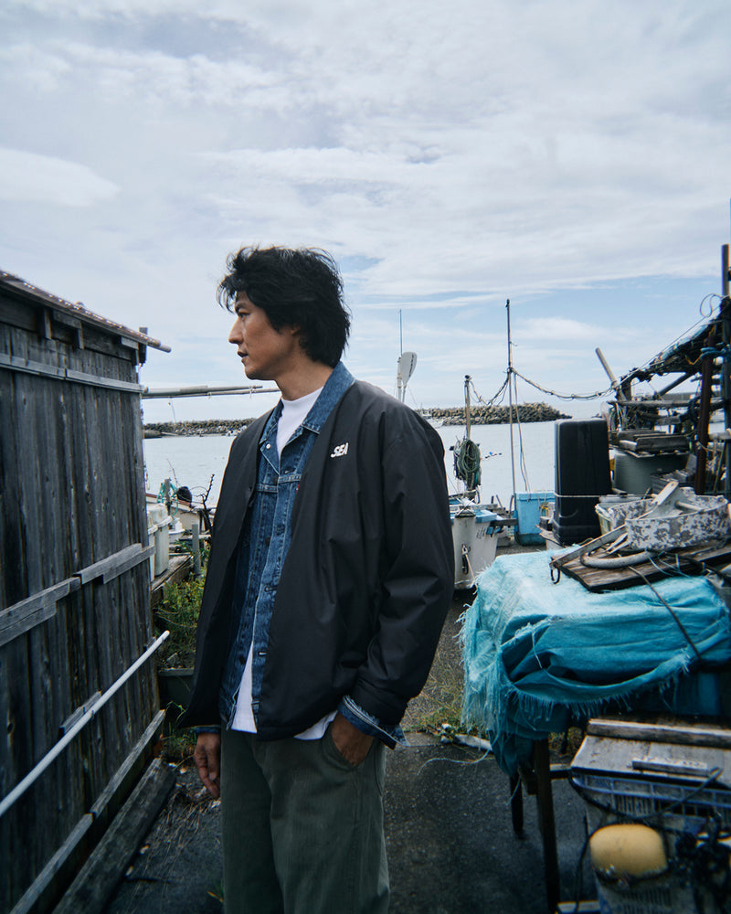 WARM UP CARDIGAN WITH FISHINGNET RECYCLE MATERIAL